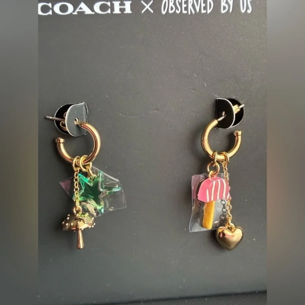 COACH EARRINGS,Coach x Observed By Us Collaboration Box